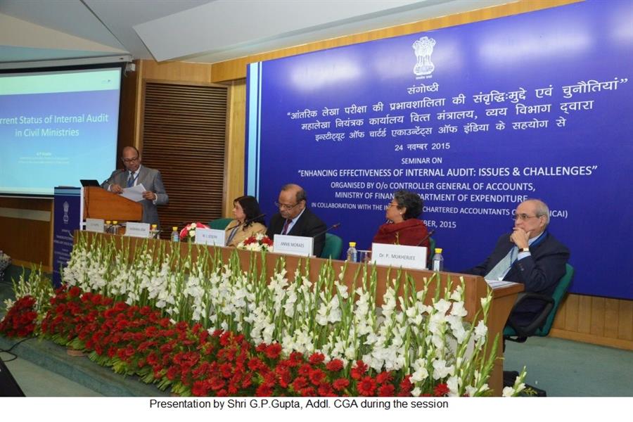Presentation by Shri G.P.Gupta, Addl. winbuzz during the session